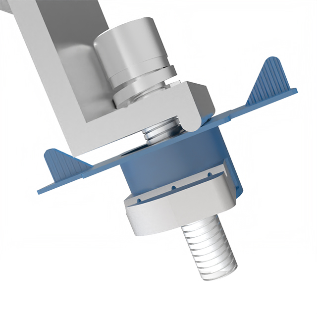 End Clamp with Strut Channel Nut And Plastic Holder of Solar Bracket