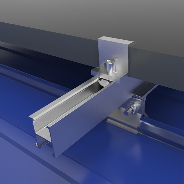 Flat Tile Roof Racking System PV Solar Bracket for Solar Mounting Structure